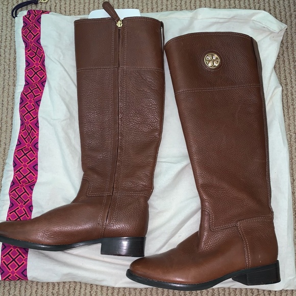 Tory Burch Brown Riding Boots - Picture 2 of 4